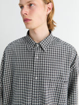 Acne Studios - Flannel Button-Up Shirt in Black and White