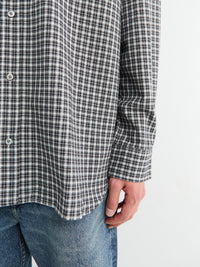 Acne Studios - Flannel Button-Up Shirt in Black and White