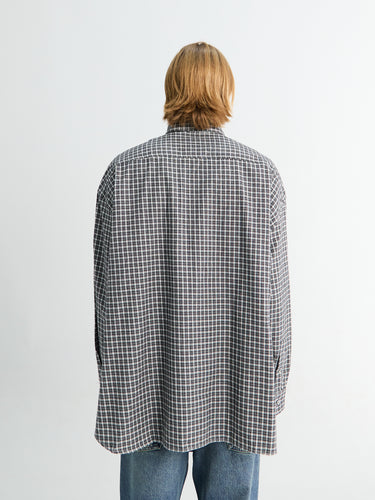 Acne Studios - Flannel Button-Up Shirt in Black and White