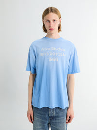 Acne Studios - Logo T-shirt in Cornflower Blue