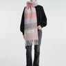 Acne Studios - Mohair Checked Scarf in Fuchsia, Lilac and Pink