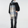 Acne Studios - Vally Checked Scarf in Blue, Beige and Black