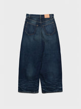 Acne Studios - 2023F Super Baggy Jeans in Broadway Mid Blue