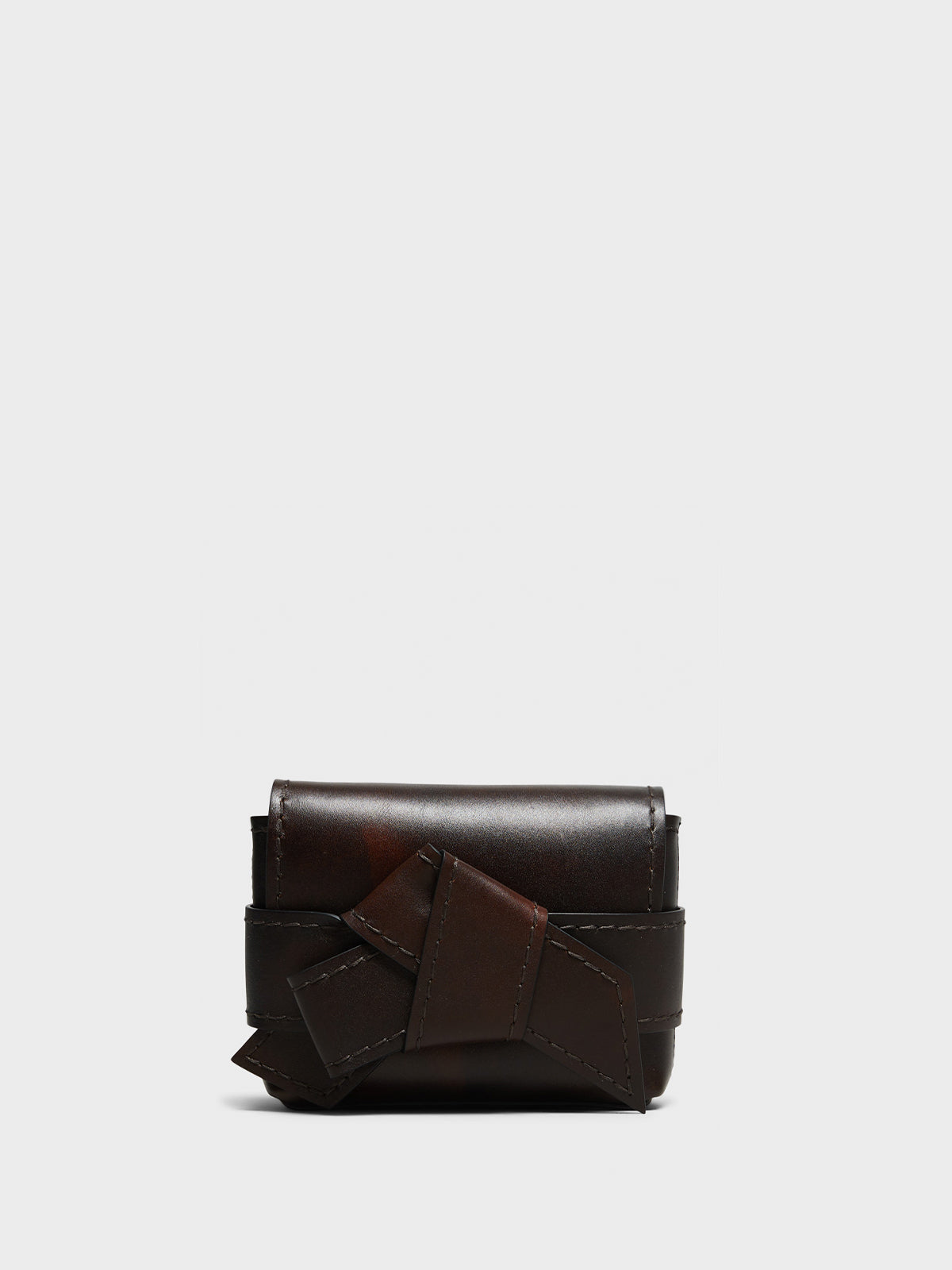 Acne Studios - Musubi Mini Crossbody Bag in Dark Brown