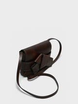 Acne Studios - Musubi Mini Crossbody Bag in Dark Brown