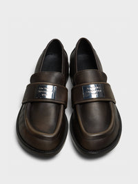 Acne Studios - Leather Loafers in Brown