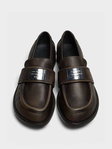 Acne Studios - Leather Loafers in Brown