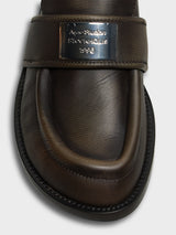 Acne Studios - Leather Loafers in Brown