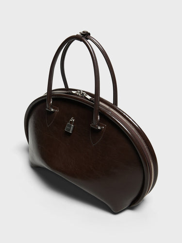 Acne Studios - Bowlina Shoulder Bag in Chocolate Brown