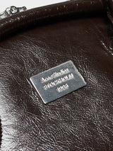 Acne Studios - Bowlina Shoulder Bag in Chocolate Brown