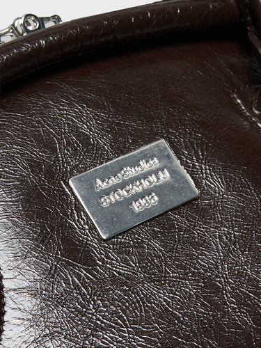 Acne Studios - Bowlina Shoulder Bag in Chocolate Brown