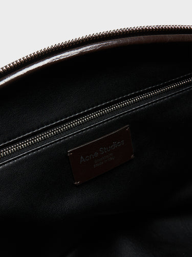 Acne Studios - Bowlina Shoulder Bag in Chocolate Brown