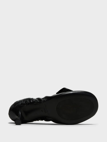 Acne Studios - Leather Heel Shoes in Black