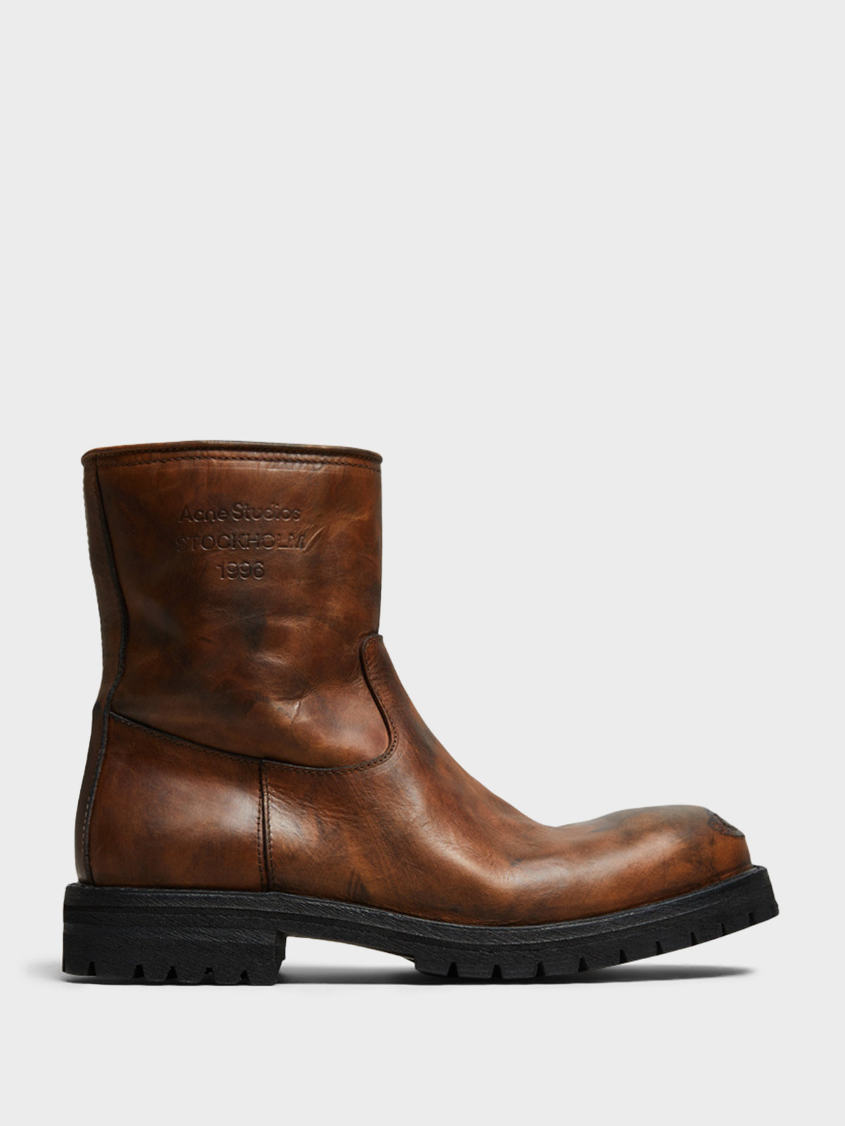 Acne Studios - Leather Boots in Brown