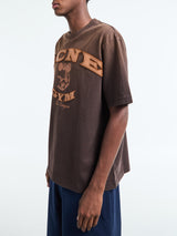 Acne Studios - Logo t-shirt in Dark Brown