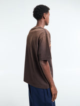 Acne Studios - Logo t-shirt in Dark Brown