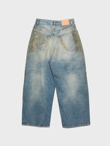Acne Studios - 2023M Super Baggy Fit Jeans in Penicillin