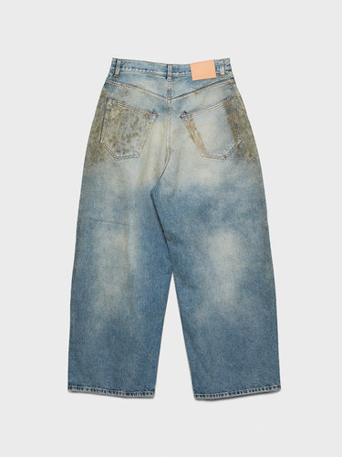 Acne Studios - 2023M Super Baggy Fit Jeans in Penicillin