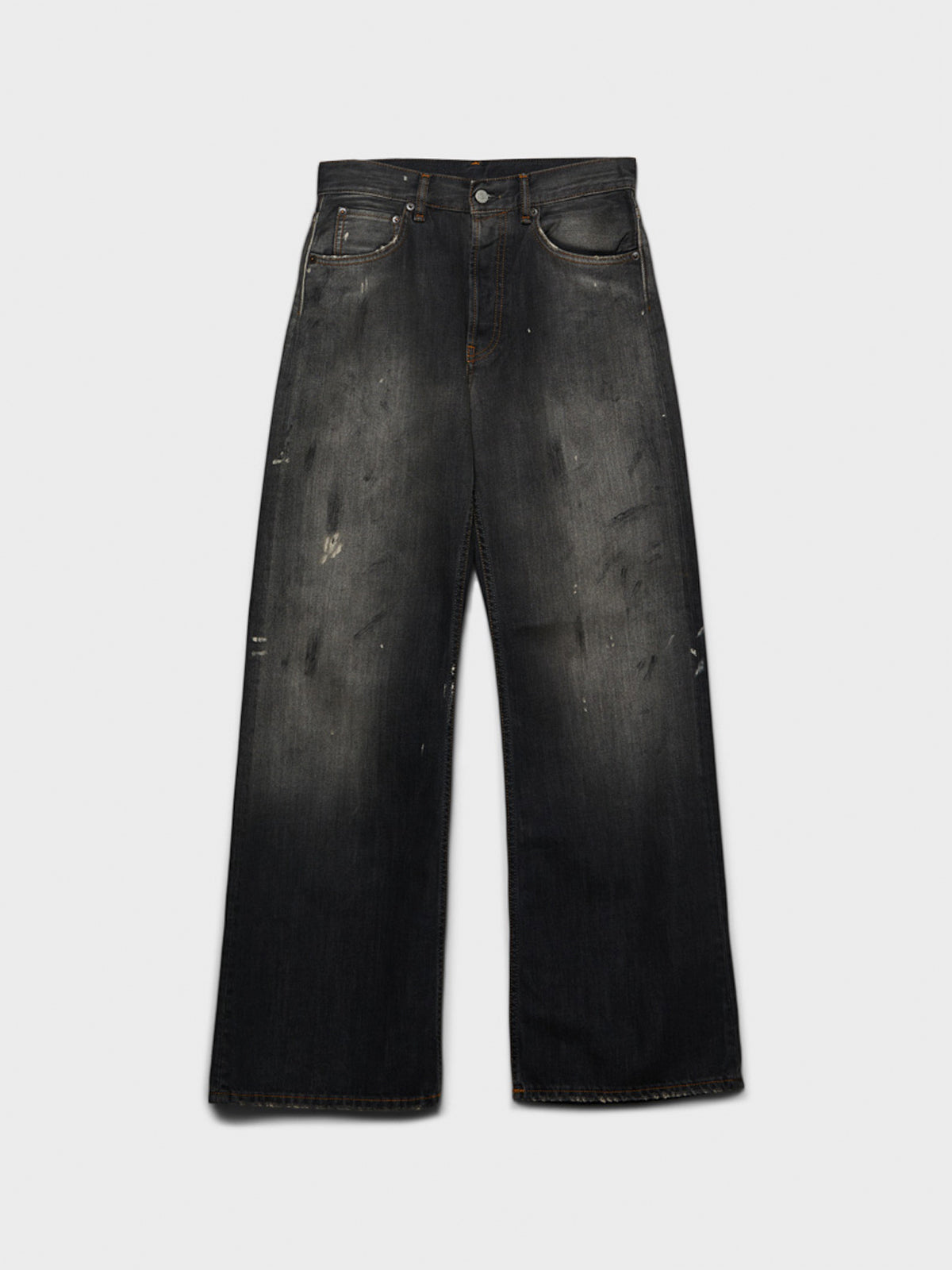 Acne Studios - 2021F Loose Fit Jeans in Black Trafalgar