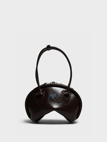 Acne Studios - Bowlina Mini Shoulder Bag in Chocolate Brown