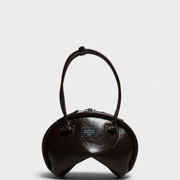 Acne Studios - Bowlina Mini Shoulder Bag in Chocolate Brown