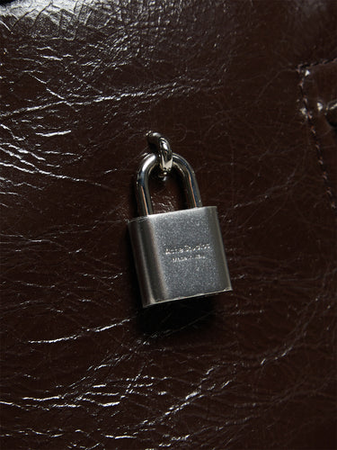 Acne Studios - Bowlina Mini Shoulder Bag in Chocolate Brown