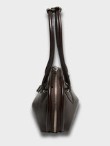 Acne Studios - Bowlina Mini Shoulder Bag in Chocolate Brown