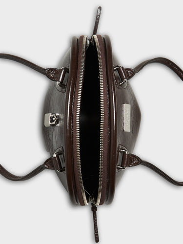 Acne Studios - Bowlina Mini Shoulder Bag in Chocolate Brown