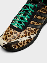 Adidas - Adizero Adios OG W Sneakers in Grey Two, Core Black and Cougar Brown