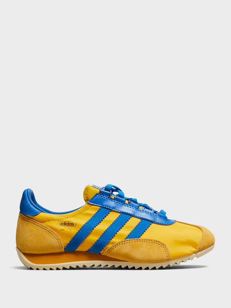 Adidas - SL 72 PT Sneakers in Bold Gold, Blue Royal and Royal Blue