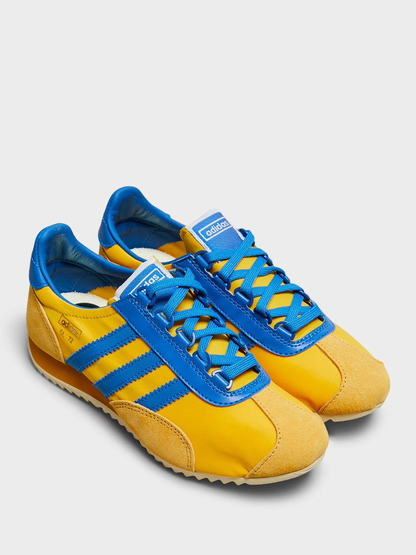 Adidas - SL 72 PT Sneakers in Bold Gold, Blue Royal and Royal Blue