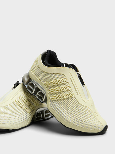 Adidas - Megaride S2 Sneakers in Off White, Core Black and Matte Silver