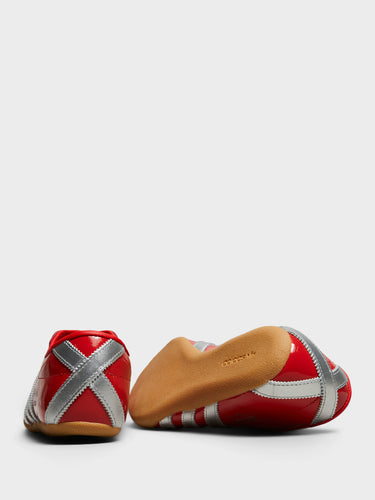 Adidas - W' Tokyo Sneakers in Red, Silver Metallic, and Gum