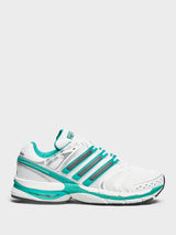 Adidas - Adistar Control 5 Sporty & Rich Sneakers in White, Carbon and Pure Teal