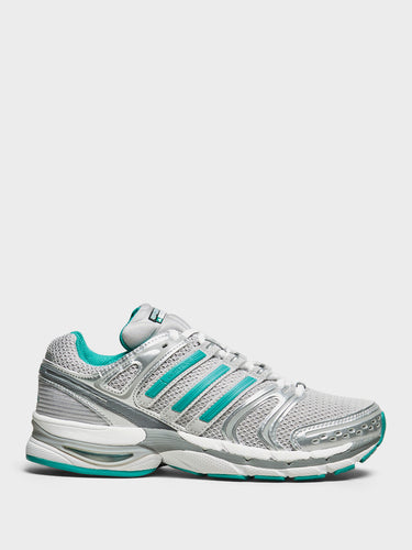Adidas - Adistar Control 5 Sporty & Rich Sneakers in Grey Two, Pure Teal and Silver Metal