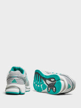 Adidas - Adistar Control 5 Sporty & Rich Sneakers in Grey Two, Pure Teal and Silver Metal
