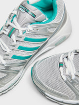 Adidas - Adistar Control 5 Sporty & Rich Sneakers in Grey Two, Pure Teal and Silver Metal