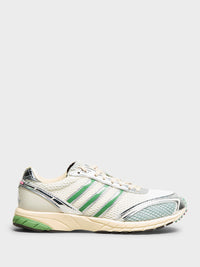 Adidas - Adizero Adios OG Sneakers in Cream White, Preloved Green and Dark Brown