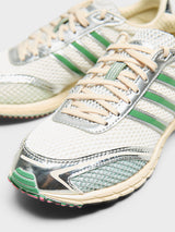 Adidas - Adizero Adios OG Sneakers in Cream White, Preloved Green and Dark Brown