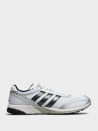 Adidas - Adizero Adios OG Sneakers in White, Hi-Res Blue and Grey Five