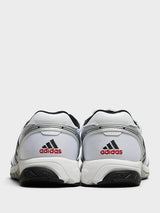Adidas - Adizero Adios OG Sneakers in White, Hi-Res Blue and Grey Five