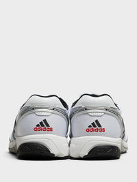 Adidas - Adizero Adios OG Sneakers in White, Hi-Res Blue and Grey Five