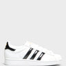 Adidas - Superstar II W Sneakers in Cloud White, Core Black and Gold Metallic