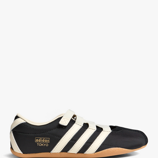 Adidas - Tokyo MJ Sneakers in Core Black, Cream White and Gold Metallic