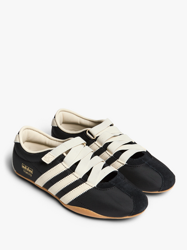 Adidas - Tokyo MJ Sneakers in Core Black, Cream White and Gold Metallic