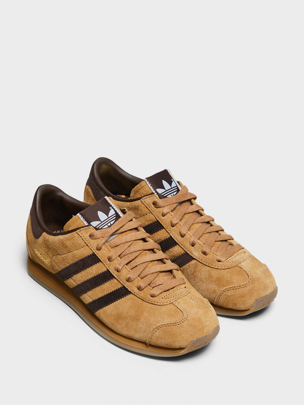 Adidas - Country Japan Sneakers in Brown Desert, Dark Brown and Cardboard