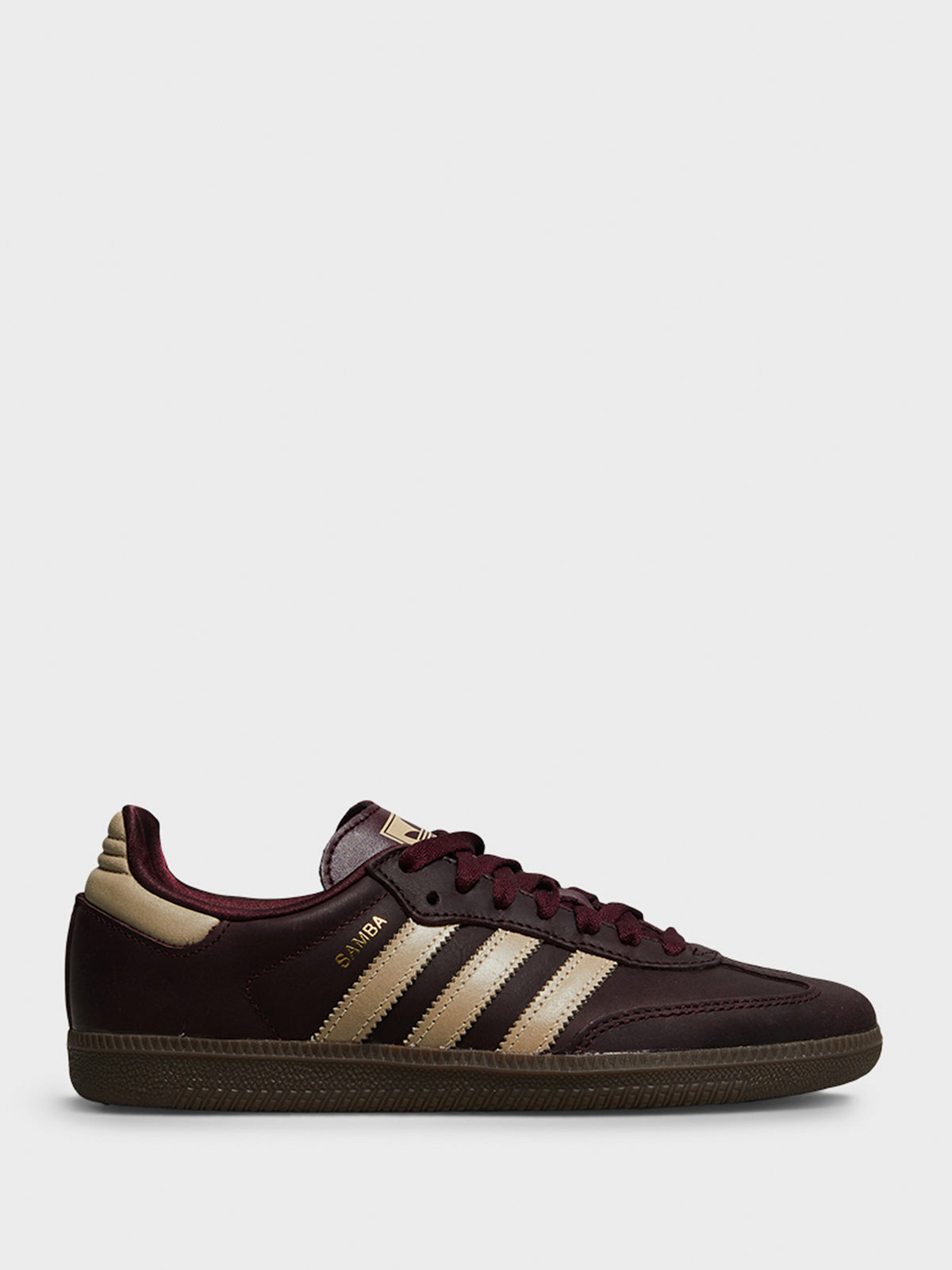 Adidas - Samba OG W Sneakers in Maroon/Crysan/Goldmt