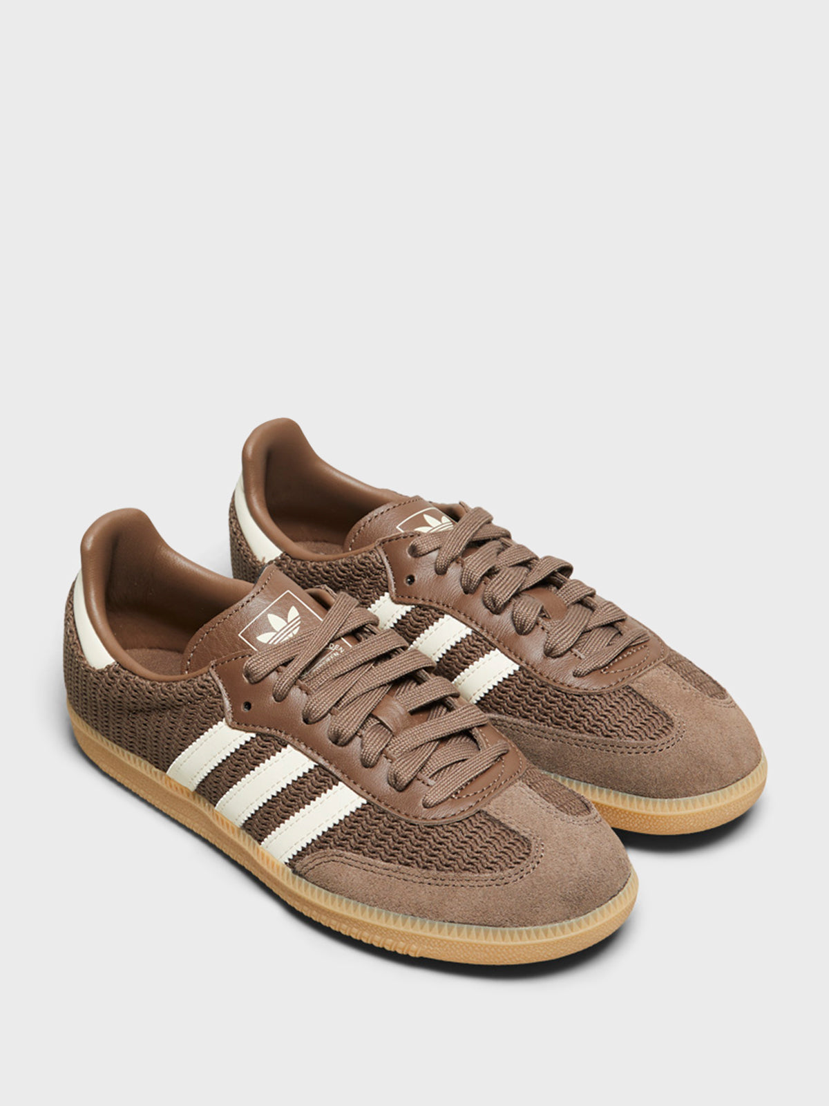 Adidas - Samba OG Sneakers in Earth Strata, Wonder White and Magic Beige