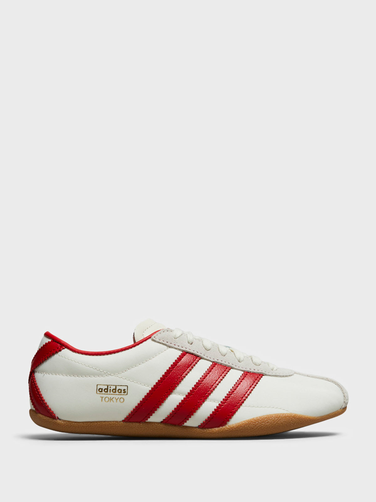 Adidas - Tokyo Sneakers in Off White, Better Scarlet and Gum