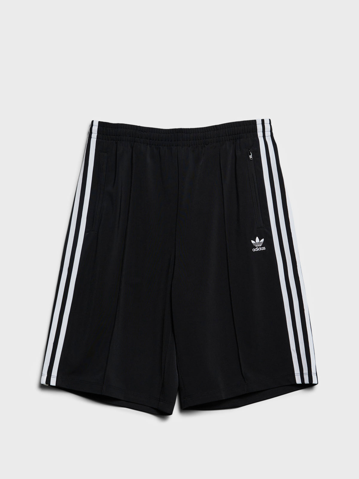 Adidas - Adicolor Firebird Long Shorts in Black and White